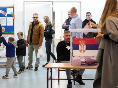 Вучич борется за сохранение власти на выборах в Сербии, где студенческое движение бросило вызов правящей партии 6 79753863 403.jpg Deutsche Welle