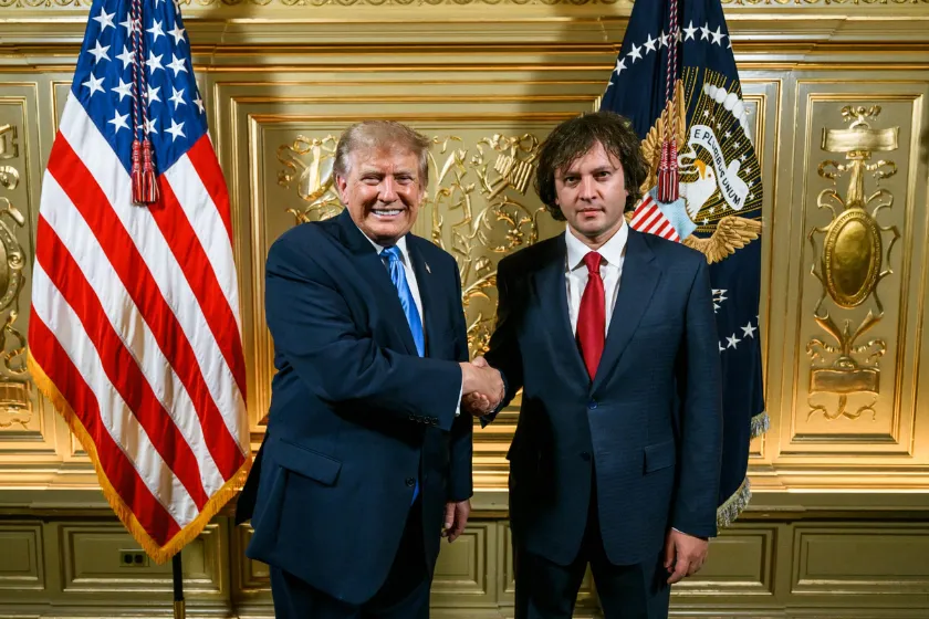 Georgian Government Releases Photo of Kobakhidze with Trump 1 donald trump irakli kobakhidze News